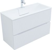 Товар: Тумба с раковиной Aquanet Джейн 100 цв.белый матовый (раковина Фортуна) 00332527 - фото 2 Тумба с раковиной Aquanet Джейн 100 цв.белый матовый (раковина Фортуна) 00332527 — фото 2, Тумбы с раковиной