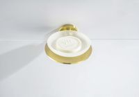 AQ4203BG ОБЕРОН мыльница, шлиф. золото — фото 5, Мыльницы