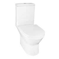 Унитаз - компакт Azario Dante 360х660х805 напольный, безободковый, быстросъемное сиденье микролифт (93589) арт-AZ-93589 — фото 1, Напольные унитазы