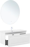 Товар: Тумба под раковину Aquanet Агата 110 белый сатин 00345484 - фото 4 Тумба под раковину Aquanet Агата 110 белый сатин 00345484 — фото 4, Тумбы под раковину