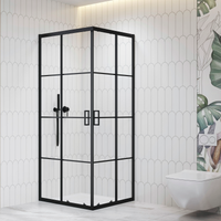 Душевой уголок квадратный с раздвижными дверями - RGW PA-34B 900x900 06083499-84 — фото 7, Душевые уголки