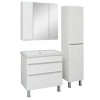 Тумба напольная с умывальником AXIOMA 80 /2 ящ/ с ум. Como 80 / AQUA DE MARCO 5080WGAXI/F/1 — фото 8, Тумбы с раковиной