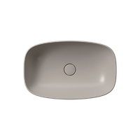 Товар: раковина накладная NUBES 60x38 без перелива серый беж матовый арт-978305 - фото 1 раковина накладная NUBES 60x38 без перелива серый беж матовый арт-978305 — фото 1, Раковины накладные