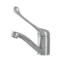 Смеситель для кухни с хирургической ручкой Сантаком stMIRA 5479, хром — фото 1, Смесители для кухни