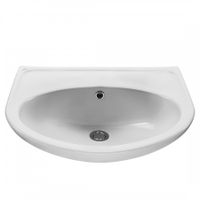 БОРЕАЛЬ Умывальник б/отв 60 см., хр.кольцо, крепление, САНТЕК 1WH110481 — фото 1, Раковины подвесные