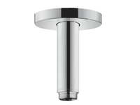 Держатель верхнего душа, Hansgrohe, вид-потолочный, вынос, мм-100, цвет-черный матовый арт-27393670 — фото 1, Кронштейны для верхнего душа