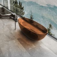 Ванна прозрачная Vincea , 1700*750*550, цвет янтарь арт-VBT-6T01BR — фото 1, Ванны из полиэфирной смолы