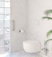 Поручень прямой Поручень Сунержа прямой d 28 мм / L 300 Без покрытия 00-3012-0300 — фото 1, Поручни для ванной