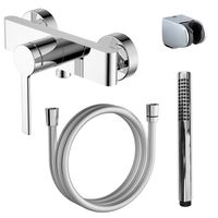 Смеситель для душа Azario VINCENTE с ручным душем, керамический картридж, без излива, хром арт-AZ-VRZ338326C — фото 6, Смеситель для душа