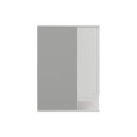 шкаф-зеркало Бета 55 белый арт-MFR80154WT — фото 1, Зеркальные шкафы в ванную