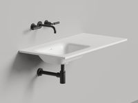 Раковина столешница ONDA FLOW ROUND арт-1402205MN — фото 2, Раковины подвесные