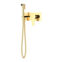 Встраеваемый смеситель c гигиеническим душем Elsa Pro золото TESKA арт-BTK6407 — фото 1, Гигиенические души