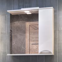 Зеркало со шкафом VIGO Callao 70 подвесное белый арт-z.CAL.70.R.El — фото 2, Зеркальные шкафы в ванную