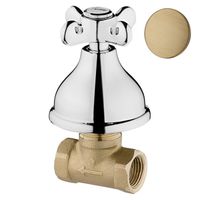 Запорный вентиль Webert Ottocento , бронза арт-OT690101065 — фото 1, Комплектующие для душевого оборудования