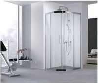 Товар: Душевой уголок Aquanet Delta NPE2142 90x90, R550, прозрачное стекло арт-00202312 - фото 8 Душевой уголок Aquanet Delta NPE2142 90x90, R550, прозрачное стекло арт-00202312 — фото 8, Душевые уголки четверть круга