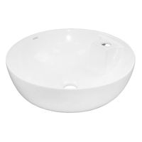 Раковина накладная Azario 445х445х150 круглая, белый матовый арт-AZ-3218 — фото 1, Раковины накладные