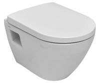 SMART Подвесной унитаз со встр. форсункой биде c сиденьем-микролифт SM12BM+BetaSlim SM12SLBM — фото 1, Подвесные унитазы