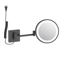 Зеркало с подсветкой Timo Luiro 18474/03 черный — фото 1, Зеркала в ванную комнату