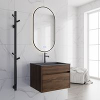 База под раковину Chiara 600 подвесная, 1 выкатной ящик soft-close, C.Oak арт-VMC-2C600CO — фото 2, Тумбы под раковину