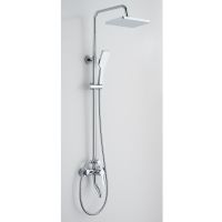 Душевая система Сантаком stOmega 7704, хром — фото 1, Душевые стойки