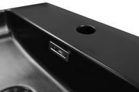 Раковина накладная Azario 420х420х120 квадратная, черный матовый арт-AZ-2177-MB — фото 2, Раковины накладные