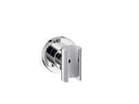 Держатель для ручного душа, Hansgrohe, Axor Citterio, шгв 60*65*60, цвет-шлифованный никель арт-39525820 — фото 1, Держатели для душа