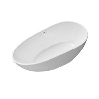 Ванна отдельностоящая Grossman Fly GR-1103 (160х80х60) цвет белый,1 место — фото 3, Акриловые ванны