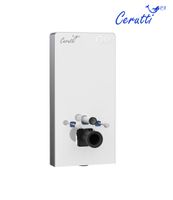 Товар: Модуль - инсталляция из белого стекла Ceruttispa, приставная, для подвесных унитазов арт-G111W - фото 2 Модуль - инсталляция из белого стекла Ceruttispa, приставная, для подвесных унитазов арт-G111W — фото 2, Инсталляции для унитазов