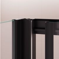 Душевой уголок RGW PA-74B (PA-14B + Z-050-2B) 1800x900, профиль черный, стекло прозрачное, арт-410874189-14 — фото 3, Прямоугольные душевые уголки