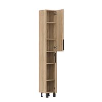 Пенал напольный Onika Легран 30 Дуб галифакс Универсальный арт-403083 — фото 4, Пеналы для ванной комнаты