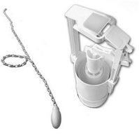 Механизм слива GLOBO для высокого бачка с ручкой смыва на цепочке BA003 — фото 1, Комплектующие для туалета