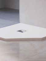 Душевой поддон трапеция RGW ST/T-W 100x100, белый, каменный, арт-16155100-01 — фото 8, Душевые поддоны из искусственного камня