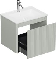 Тумба под раковину Allen Brau Gravity 60 1.370016.PWM папирус матовый — фото 2, Тумбы под раковину