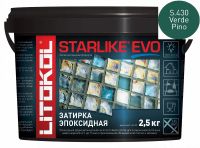 Затирка эпоксидная Litokol STARLIKE EVO S.430 VERDE PINO 485400003 — фото 1, Затирка для плитки