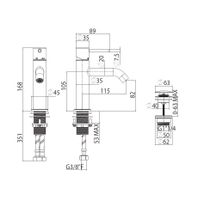 Товар: Смеситель для раковины Bossini Teo Z00701.030 на 1 отверстие с донным клапаном цвет хром - фото 1 Смеситель для раковины Bossini Teo Z00701.030 на 1 отверстие с донным клапаном цвет хром — фото 1, Смесители для раковины