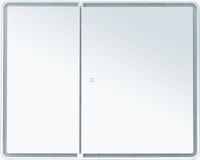 Зеркальный шкаф Aquanet Оптима 100 с LED подсветкой арт-00341427 — фото 4, Зеркальные шкафы в ванную