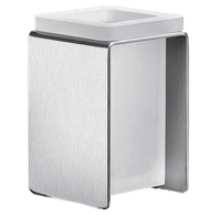 Стакан COLOMBO DESIGN OVER B7041 настольный цвет нержавеющая сталь — фото 3, Стаканы для зубных щеток