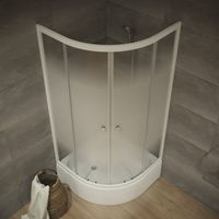 ДО Лайт 90*90 В (3 места+сифон D50) арт-Щ0000061813 — фото 2, Душевые уголки четверть круга