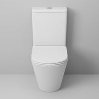 Унитаз напольный Grossman (605х380х825) безободковый,белый матовый с тонкой крышкой,микролифт,2 места арт-GR-4450MS — фото 2, Напольные унитазы