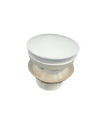 Click-Clack Донный клапан для ванн (Покрытие ГЕЛЬ), белый глянц 08010048 — фото 1, Донные клапаны