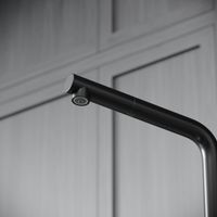 Смеситель для кухни SANCOS Spin с поворотным и вытяжным изливом, c краном для фильтрованной воды, цвет черный матовый, арт. арт-SC4015MB — фото 5, Смесители для кухни