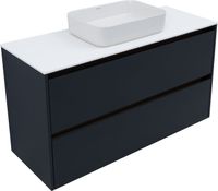 Тумба под раковину Allen Brau Activity 120 1.34015.AM антрацит матовый/олива браш — фото 5, Тумбы под раковину