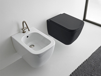 Сиденье с крышкой Scarabeo TEOREMA 2.0 с микролифтом цвет черный матовый арт-8305/B 49 — фото 2, Сиденья для унитаза