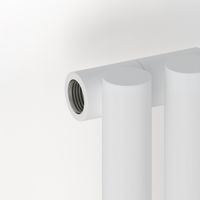 Отопительный радиатор Сунержа Эстет-1 1200х180 4 секции Матовый белый 30-0301-1204 — фото 1, Радиаторы отопления