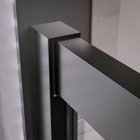 Душевой угол Veconi Premium Trento PTC-20B, 1200Х900x2000, черный матовый, стекло прозрачное PTC20-B-12090-01-C4 — фото 3, Душевые уголки