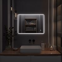 Зеркало с LED-подсветкой SIRIUS (50*70) /AQUA DE MARCO SIR50/70 — фото 8, Зеркала в ванную комнату