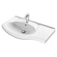 Товар: Раковина SANTEK Коралл 83 мебельная белый арт-WH110228 - фото 7 Раковина SANTEK Коралл 83 мебельная белый арт-WH110228 — фото 7, Раковины подвесные