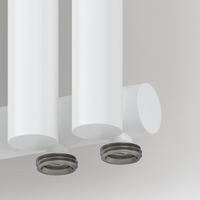 Отопительный радиатор Сунержа Эстет-1 EU50 правый 1800х225 5 секций Матовый белый 30-0311-1805 — фото 2, Радиаторы отопления