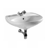 LYRA Раковина 60 см с отв. в центре JIKA 8142720001049 — фото 1, Раковины подвесные