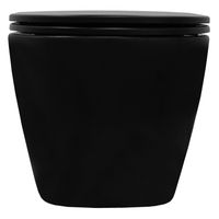 Унитаз подвесной Azario Grado 370х490х360 безободковый, слив "Скрытое Торнадо", с быстросъемным сидением микролифт, черный матовый арт-AZ-0046-UQ3-MB — фото 10, Подвесные унитазы